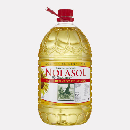 Aceite Refinado de Girasol Alto Oleico 80% "NOLASOL"