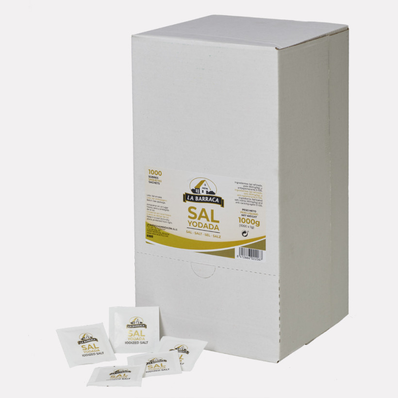 Monodosis Sal 1g. Caja 1000 uds.