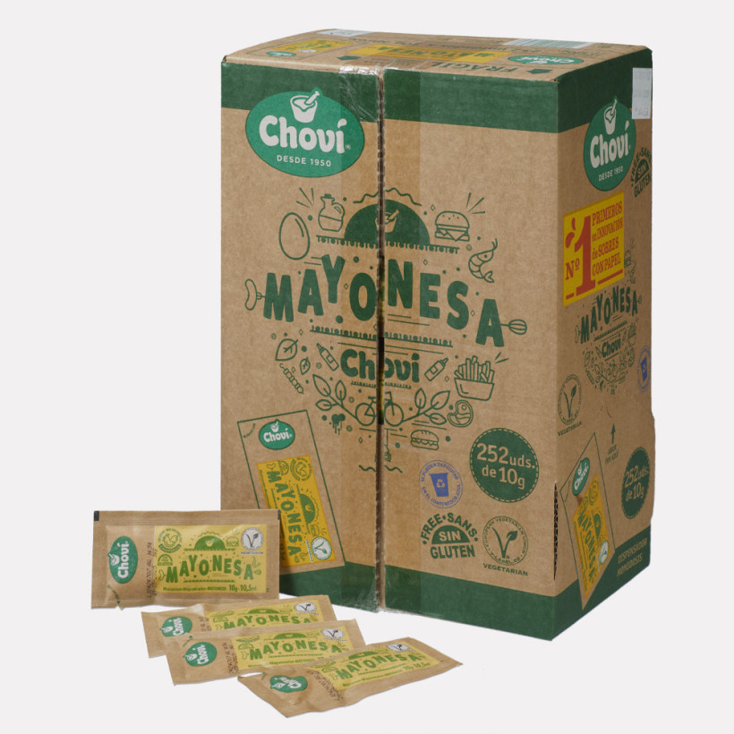 Caja Monodosis Chovi Mahonesa –  252 unidades de 10 mL